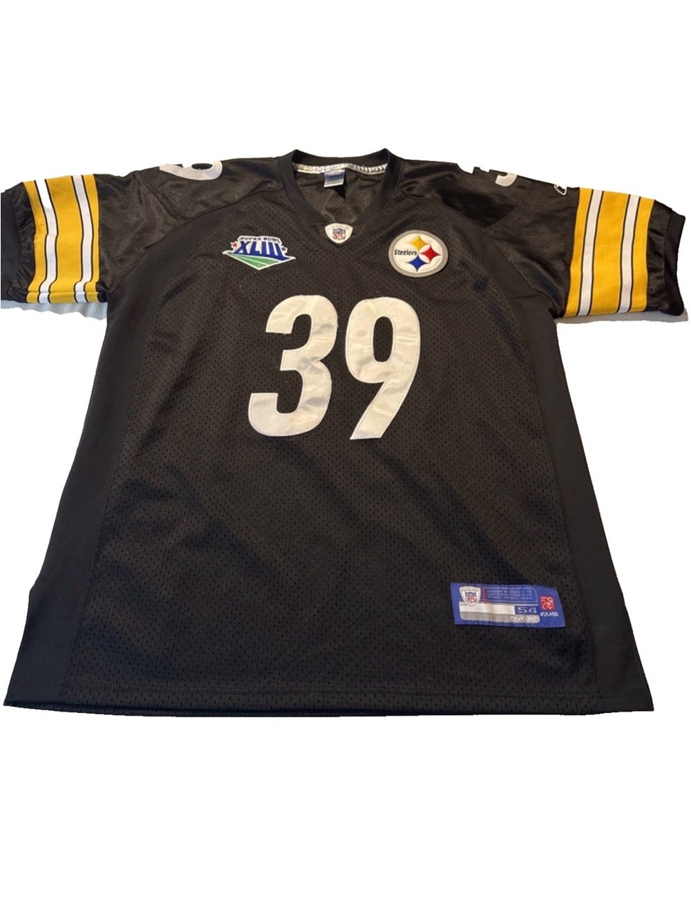 Reebok Sz 54 WILLIE PARKER 39 Steelers NFL Football Jersey ~ Sewn